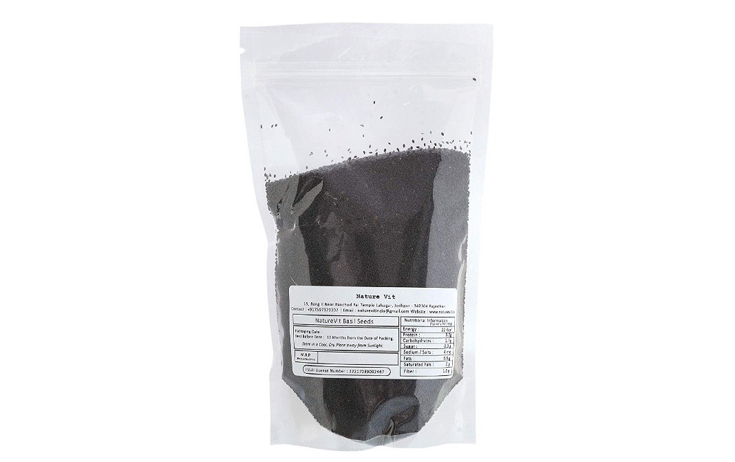 Nature Vit Basil Seeds    Pack  400 grams